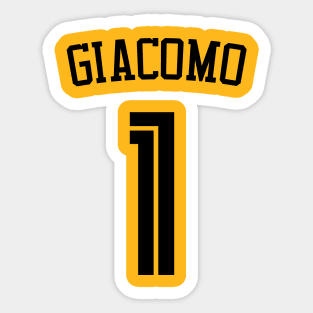 Giacomo Custom Jersey Sticker